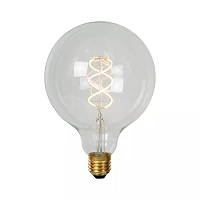 G125 Filament LED bulb E27 1x4.9 W 2700 K dimmable transparent (Lucide)