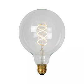 G125 Filament LED bulb E27 1x4.9 W 2700 K dimmable transparent (Lucide)