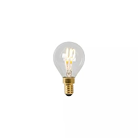P45 Filament LED bulb E14 1x3 W 2700 K dimmable transparent (Lucide)