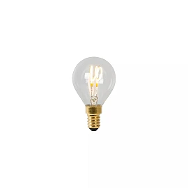P45 Filament LED bulb E14 1x3 W 2700 K dimmable transparent (Lucide)