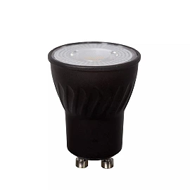 MR11 LED bulb GU10 (MR11) 1x4 W 2200–3000 K dimmable black (Lucide)