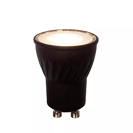 MR11 LED bulb GU10 (MR11) 1x4 W 2200–3000 K dimmable black (Lucide)