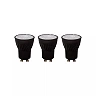 MR11 set of 3 LED bulb GU10 (MR11) 3x3.8 W 2700 K dimmable black (Lucide)