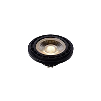 ES111 — LED bulb GU10 12W, 2200–3000K, 820 lm, Black (Lucide)