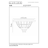 ES111 — LED bulb GU10 12W, 2200–3000K, 820 lm, Black (Lucide)