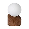 LEN table lamp Ø 10 cm 1xG9 dark wood look (Lucide)