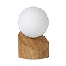 LEN table lamp Ø 10 cm 1xG9 light wood look (Lucide)