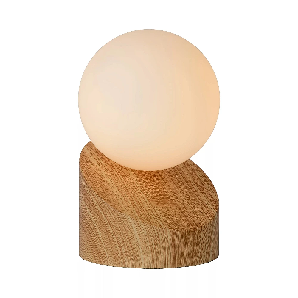 LEN table lamp Ø 10 cm 1xG9 light wood look (Lucide)