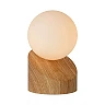 LEN table lamp Ø 10 cm 1xG9 light wood look (Lucide)