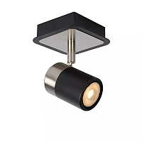 LENNERT griestu prožektors GU10 LED 1x5W 3000K melns (Lucide)