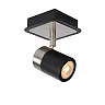 LENNERT ceiling spotlight GU10 LED 1x5W 3000K black (Lucide)