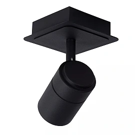 LENNERT Bathroom ceiling spotlight 1x5W GU10 IP44 Black (Lucide)