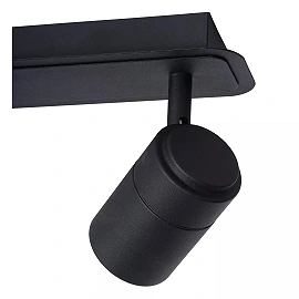 LENNERT Bathroom ceiling spotlight 2x5W GU10 IP44 Black (Lucide)