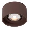 LENZ outdoor ceiling spotlight LED 1x8W 2700K rust brown (Lucide)