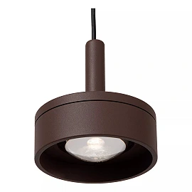 LENZ outdoor pendant light LED 1x8W 2700K rust brown (Lucide)