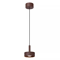 LENZ outdoor pendant light LED 1x8W 2700K rust brown (Lucide)