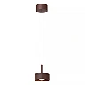 LENZ outdoor pendant light LED 1x8W 2700K rust brown (Lucide)