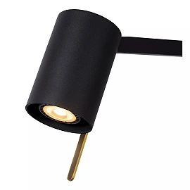 LESLEY galda lampa 1 x 35 W GU10 melna (Lucide)