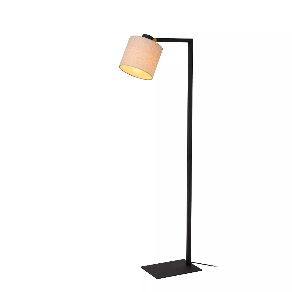LESLEY stāvlampa 43x20 cm E27 melna (Lucide)