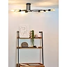 LESTER Flush ceiling light 8xE27 40W Black (Lucide)