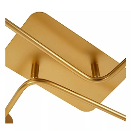 LESTER griestu lampa 4xE27 40W matēta zelta/misiņa (Lucide)