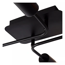 LESTER griestu lampa 4xE27 40W melna (Lucide)