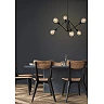 LESTER Pendant light 6xE27 40W Black (Lucide)