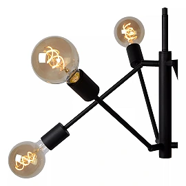 LESTER piekaramā lampa 6xE27 40W melna (Lucide)