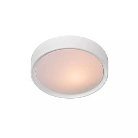 LEX flush ceiling light Ø25 cm 1 x 9 W E27 white (Lucide)