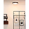 LEX flush ceiling light Ø33 cm 2 x 9 W E27 black (Lucide)