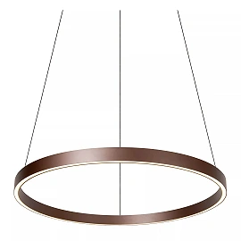 LIANE pendant light Ø80 cm LED 36 W rust brown (Lucide)