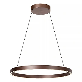 LIANE pendant light Ø80 cm LED 36 W rust brown (Lucide)
