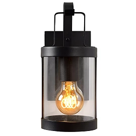LINDELO outdoor wall light 1x40W E27 black (Lucide)