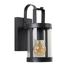 LINDELO outdoor wall light 1x40W E27 black (Lucide)