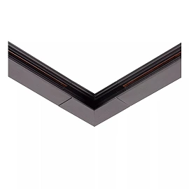 LINIAL vertical corner connector satin gun metal (Lucide)