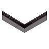 LINIAL vertical corner connector satin gun metal (Lucide)