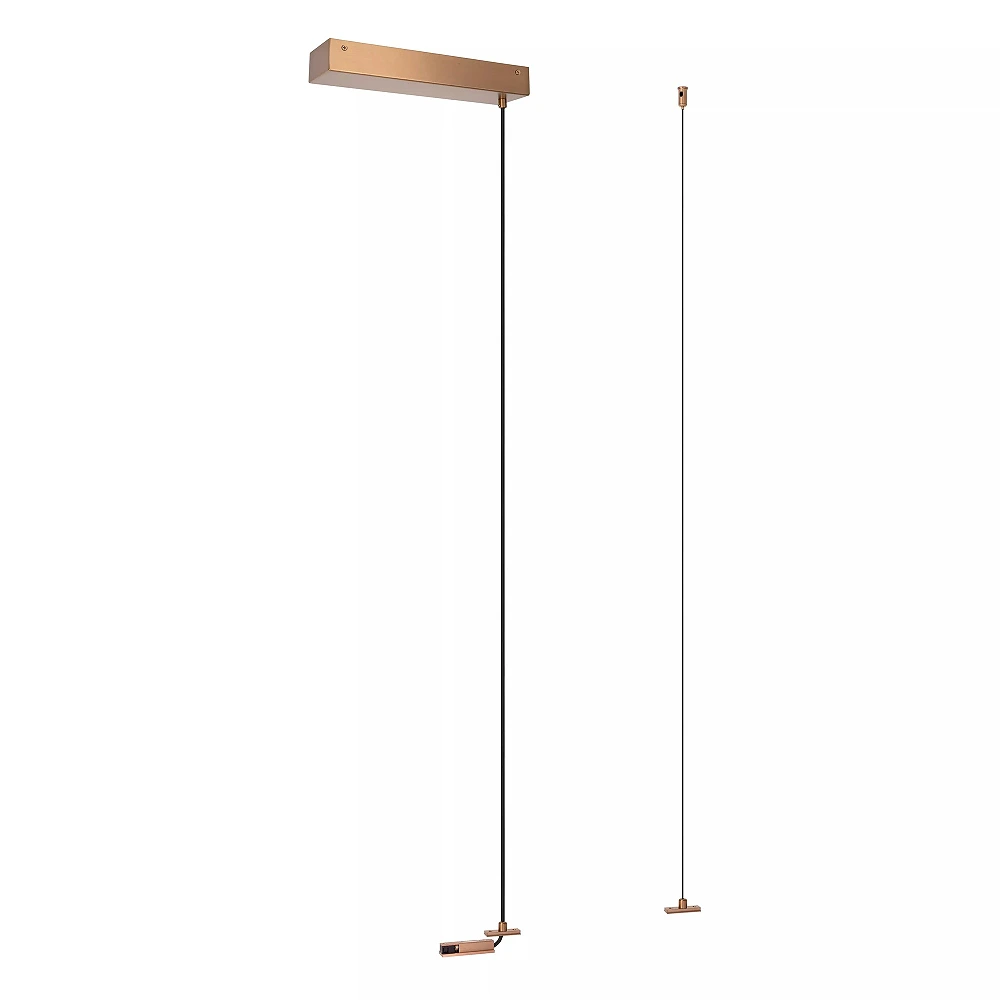 LINIAL suspension with mounting base champagne (Lucide)