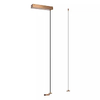 LINIAL suspension with mounting base champagne (Lucide)