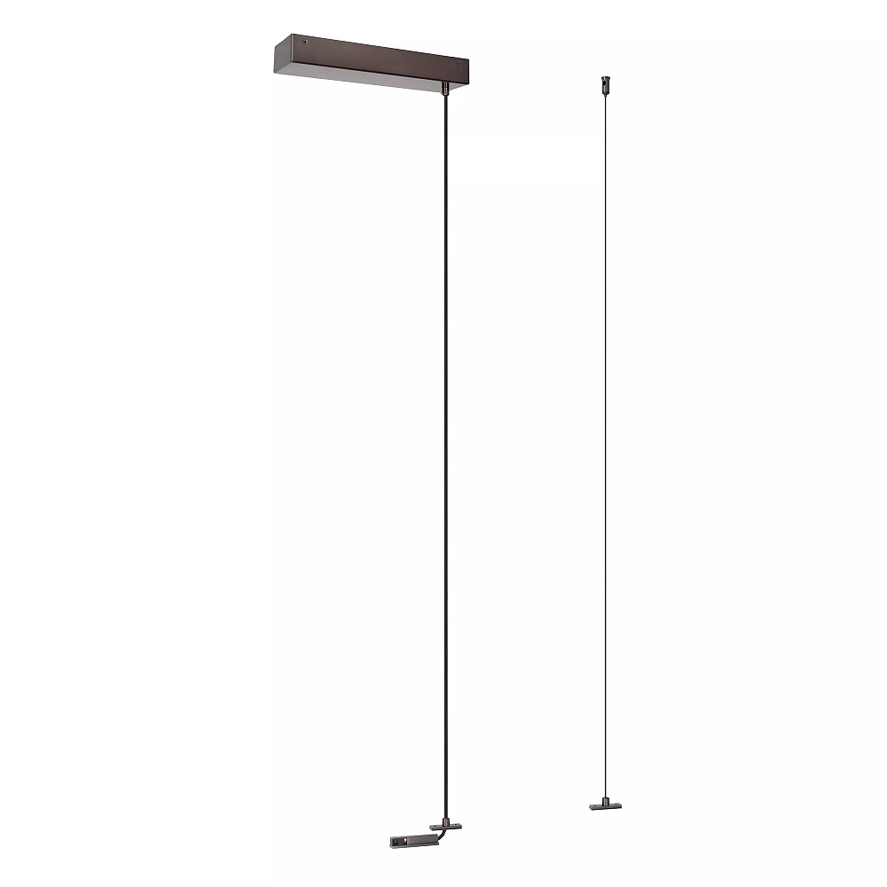 LINIAL suspension with mounting base satin gun metal (Lucide)