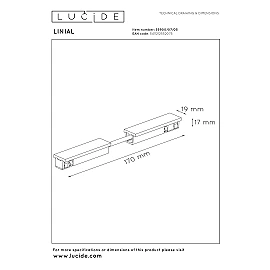 LINIAL flexible connector champagne (Lucide)
