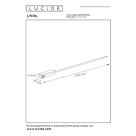 LINIAL 48V power supply connector satin gun metal (Lucide)