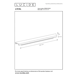 LINIAL 10 cm cover champagne (Lucide)