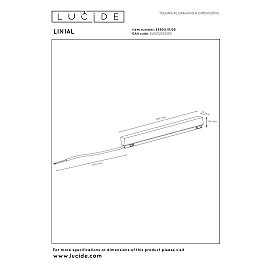 LINIAL 48V driver 200 W champagne (Lucide)