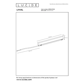 LINIAL 48V driver 200 W satin gun metal (Lucide)