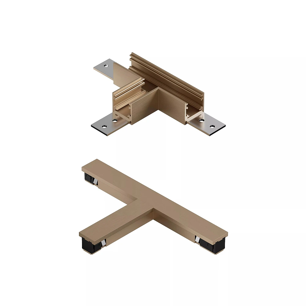 LINIAL T connector champagne (Lucide)