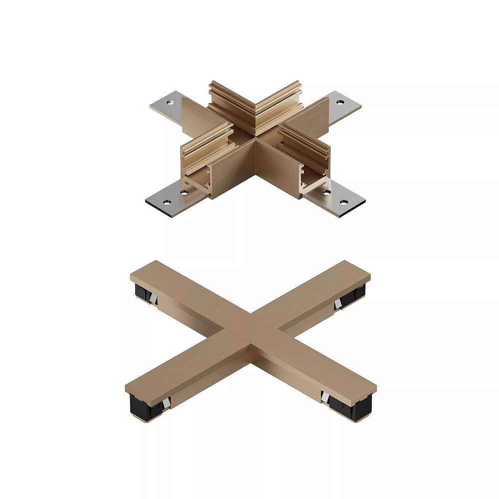 LINIAL X connector champagne (Lucide)
