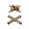 LINIAL X connector champagne (Lucide)