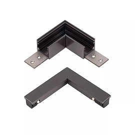 LINIAL L corner connector satin gun metal (Lucide)