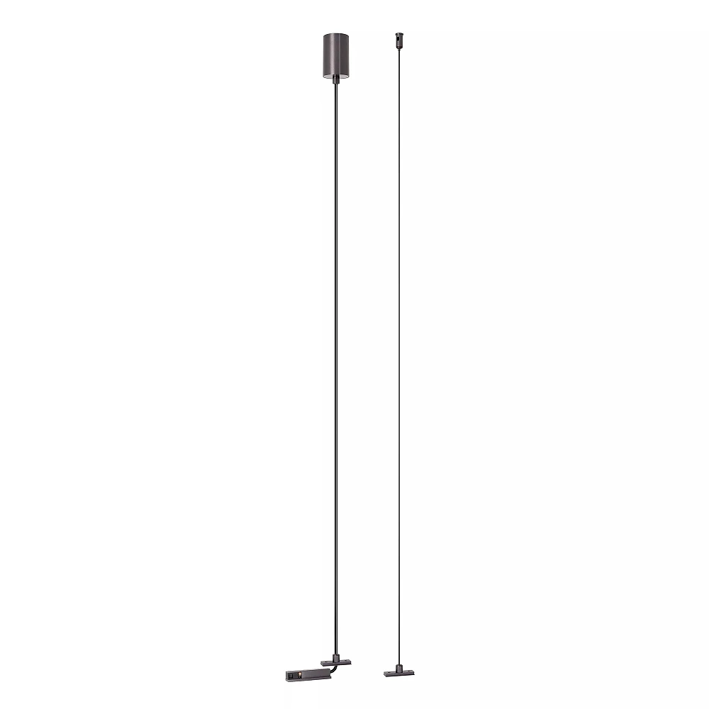 LINIAL pendant connection for built-in driver satin gun metal (Lucide)