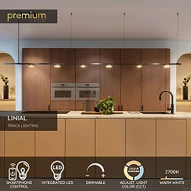 LINIAL track spotlight LED 6 W satin gun metal (Lucide)